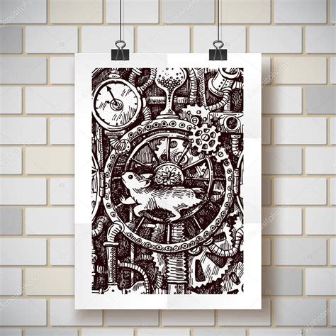 Steampunk Time Machine Stock Vector Image By ©margarita87 93578992