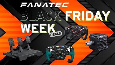 Fanatec Black Friday Sale Prices Good Until Cyber Monday Gaming