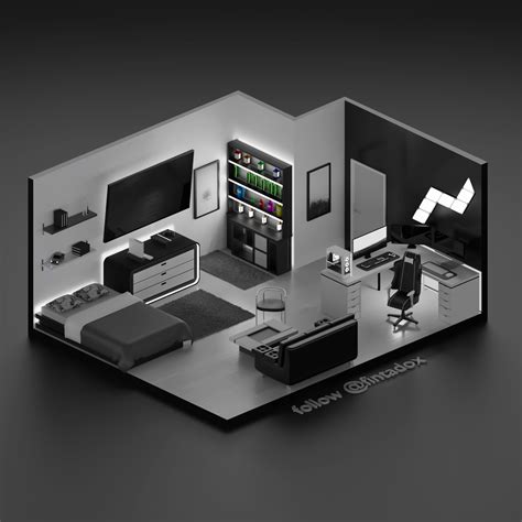 3d Gaming Room Design