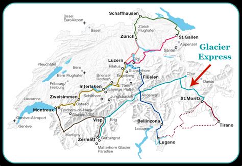 Rand Versüßen Delikatesse glacier express route map pdf Gasthaus