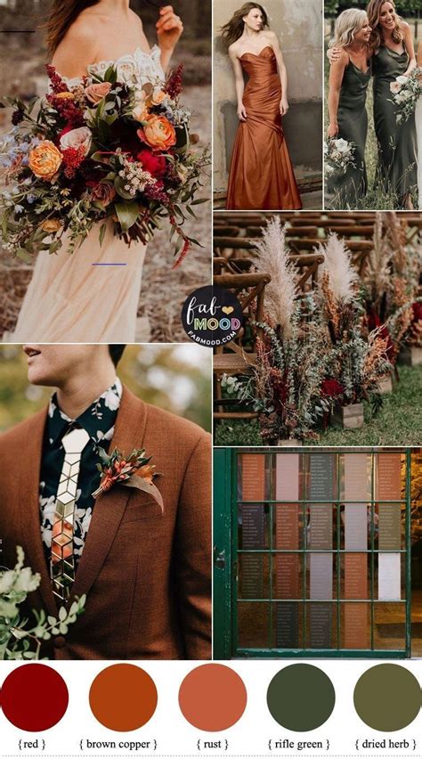 Fall Wedding Color Palette 2018 Image To U