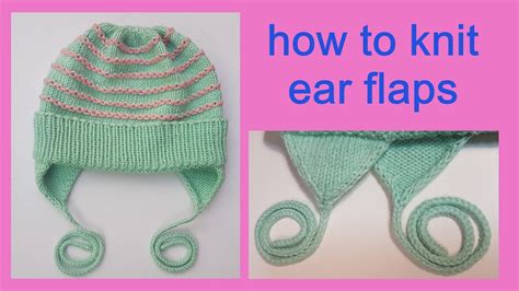 How To Knit Ear Flaps For A Hat Detailed Tutorial Youtube