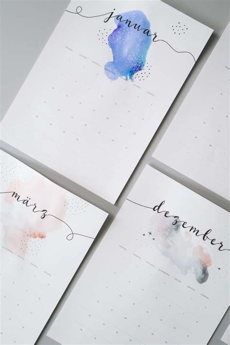 Die verfügbaren dateiformate sind pdf (adobe reader pdf) und jpg (bild). Freebie: Minimalistischer Kalender 2019 | Kostenlose ...