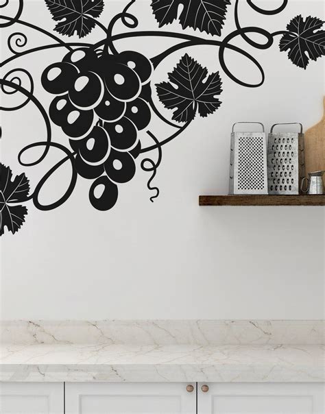 Hanging Flower Vines Vinyl Wall Decal Sticker Floral Wall