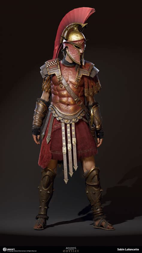 Artstation Alexios Kassandra Outfit Spartan War Hero Sabin Lalancette Assassin Creed