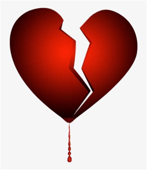Broken Bleeding Heart Heart Broken Emoji Tattoo Transparent Png