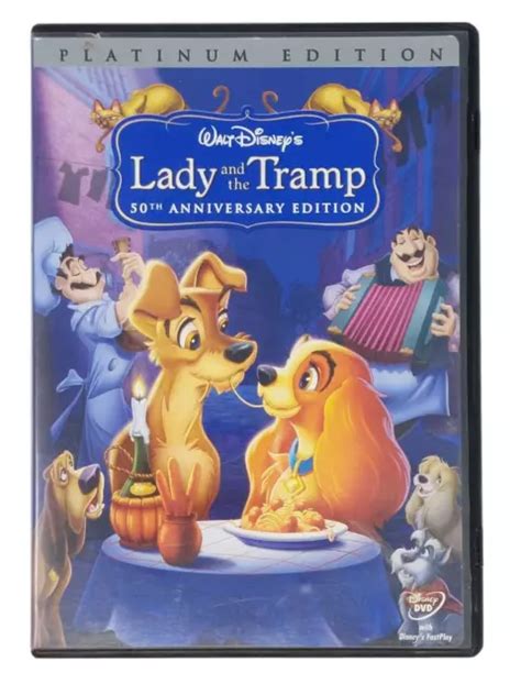 LADY AND THE Tramp Two Disc 50th Anniversary Platinum Edition 12 99