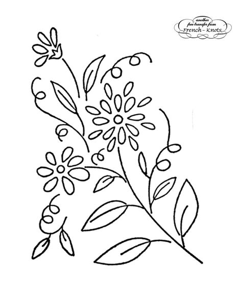 Woopsie Daisy Embroidery Patterns French Knots Hand Embroidery