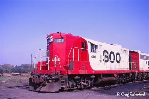 Soo Line Gp9 401 At Marquette Michigan On 22 August 1968 Flickr