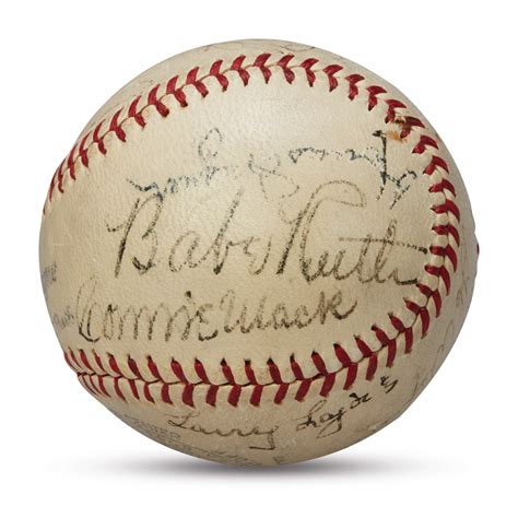 Baseball Hall Of Fame A Signed Baseball Worthy Of The Hall Of Fame Fine Books And