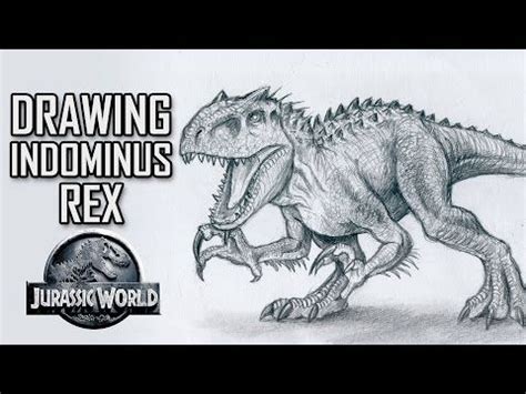 Jurassic world indominus rex coloring pages. How To Draw Indominus Rex Full Body - Jurassic World ...