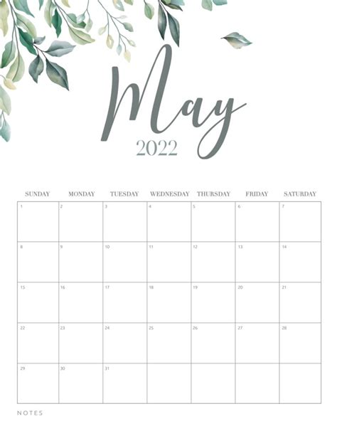 May 2022 Calendar Free Printable Calendar May 2022 Calendars 25 Free