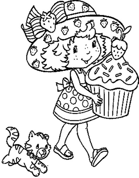 Unfortunately, it often causes an allergic reaction in certain people. free color pages | Strawberry shortcake coloring page of ...