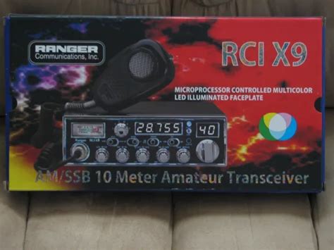 Ranger Rci X9 High Power 120w Am Ssb 10 Meter Radio Multicolor Faceplate New 51999 Picclick