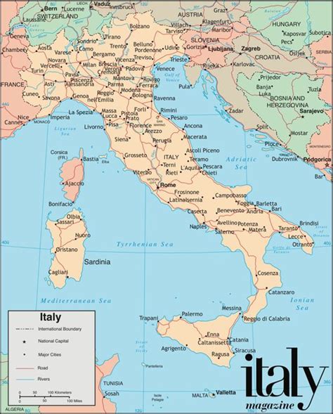 Downloadable Printable Map Of Italy To Add Real Pins To How Many