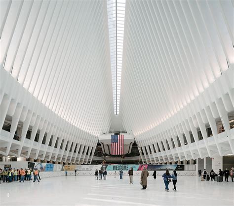 WTC Transportation Hub By Santiago Calatrava Opens In New York