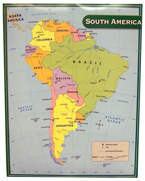 South America Map Chart Teacher Created Resources