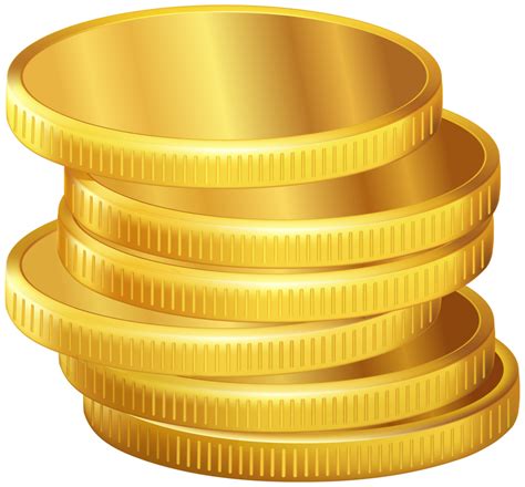 Golden Coins Png Clipart