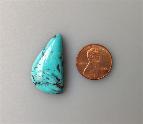 Indian Mountain Turquoise Cabochon Natural 25 Carat Cab Stone Untreated