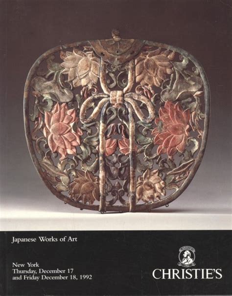 Christies Japanese Works Of Art New York 121792 Sale 7598 Auction