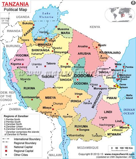 Detailed Political Map Of Tanzania Ezilon Maps Porn Sex Picture