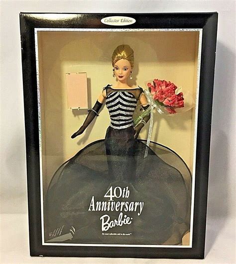 1999 mattel 40th anniversary barbie doll collector edition 21384 nrfb 74299213847 ebay