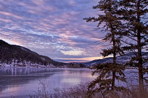 Map of monte lake (british columbia / canada), satellite view: Monte Lake at Sunset, British Columbia, Canada (With ...