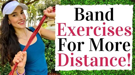 Band Exercises For More Distance Golf Swing Fitness Tips Youtube