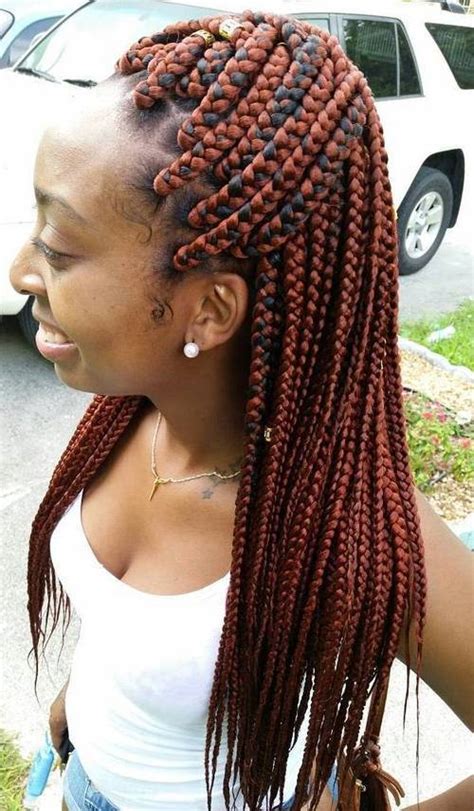 20 Best Looks Featuring Big Box Braids And Their Close Up