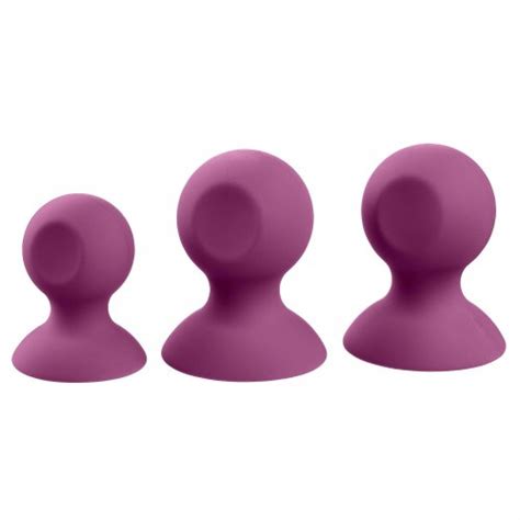 Cloud 9 Nipple And Clitoral Massager Suction Set Plum Sex Toys At Adult Empire