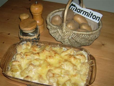 Recette Recette Gratin Choux Fleur Pomme De Terre Bechamel