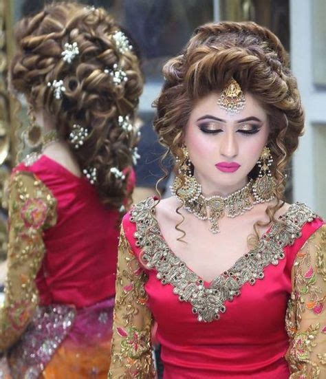 Latest Hairstyles 2017 2018 Trend For Girls In Pakistan Bridal Hair Buns Pakistani Bridal