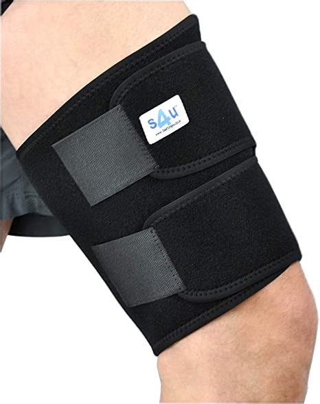 Adjustable Thigh Support Breathable Neoprene Thigh Brace With Velcro
