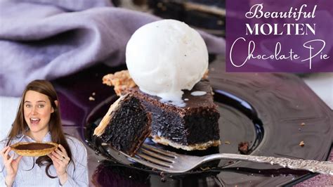 beautiful molten chocolate pie an easy melts in your mouth molten chocolate pie instant pot