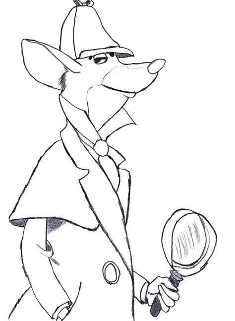 Coloring Pages Disney Great Mouse Detective Learn To Color