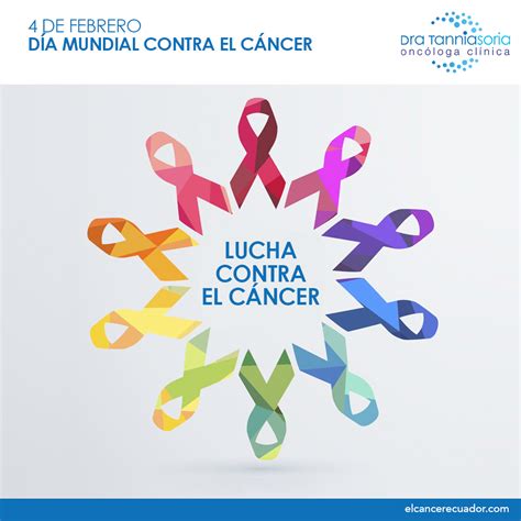 4 de febrero Día mundial contra el cáncer Dra Tannia Soria