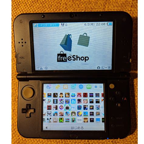 New Nintendo 3ds Xl Modded With Freeshop Video Gaming Video Game