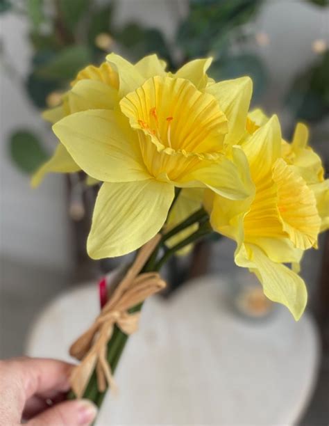 Artificial Daffodil Bundle Pretty Little Homewares