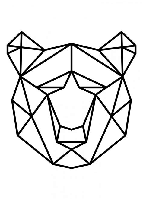 Animal Line Drawing Geometric Earnestine Toledo
