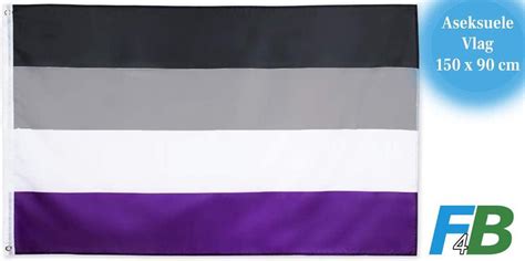 F B Aseksuele Vlag X Cm Pride Vlag Lhbtiq Gay Pride Aseksueel Bol Com