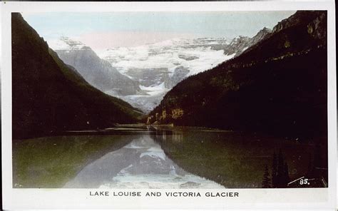 Postcard Gowen Sutton Co Ltd Lake Louise And Victoria Glacier