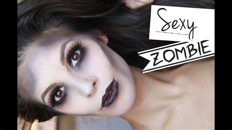 Glamorous Sexy Zombie Makeup Halloween Tutorial 2014 Youtube