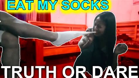 Eat My Socks Truth Or Dare Gone Wrong Savage Girl Youtube