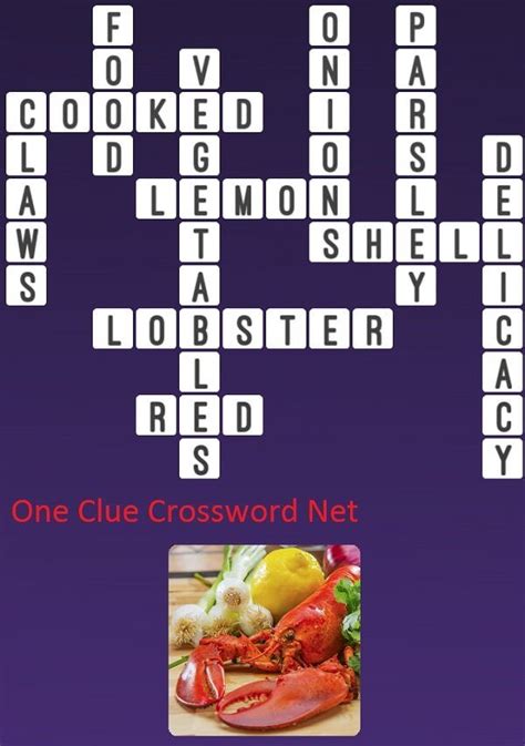 Lobster - One Clue Crossword