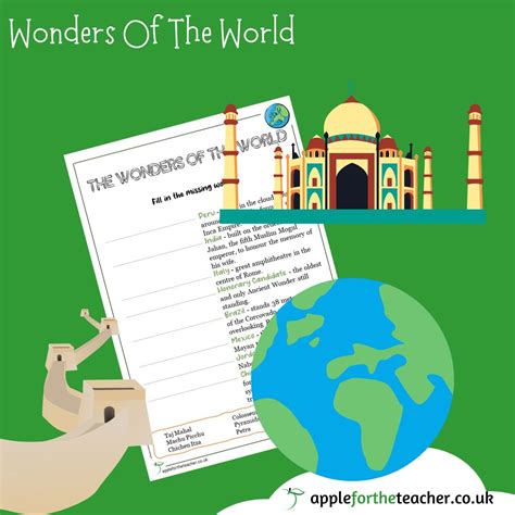 Wonders Of The World Quiz Apple For The Teacher Ltd