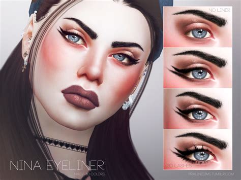 Perfect Colour Eyeliner The Sims 4 P3 Sims4 Clove Share Asia Tổng