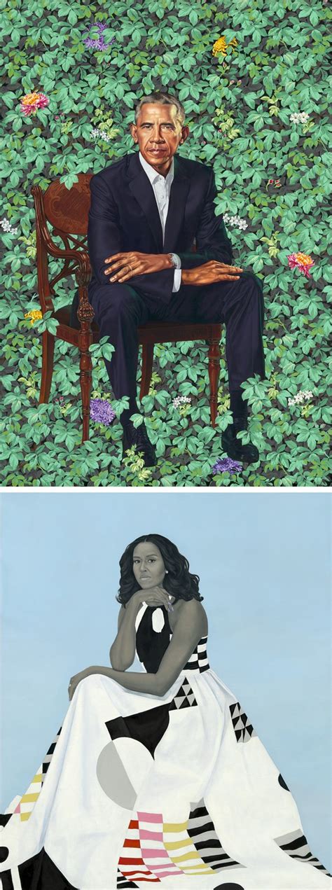 Official Portraits Of President Barack Obama And First Lady Michelle