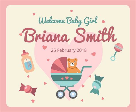 Baby Birth Announcement Svg 838 Svg Images File Free