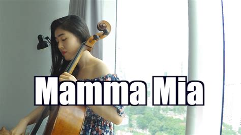 Mamma Mia Cello Cover With The Lyrics 맘마미아 Youtube