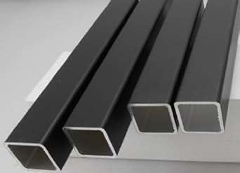 Alpina SQTUBE BLK Square Aluminum Tube OD BLACK POWDER Inches Long Lengths Per Pack